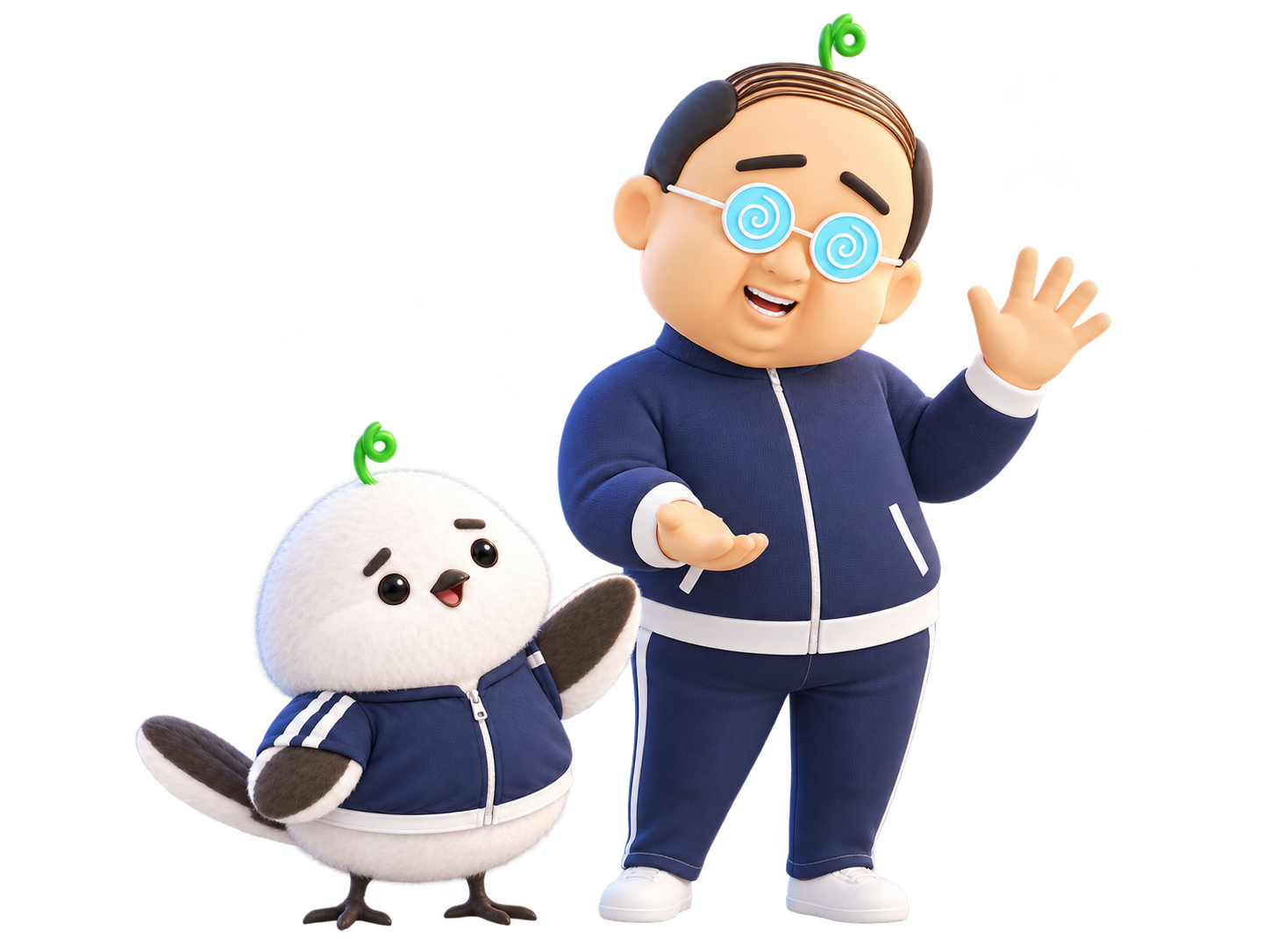 疑問に寄り添うおぢさんとシマエナガ